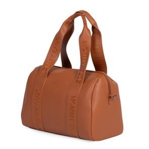 Childhome Přebalovací taška Mommy Club Signature Vegan Leather Brown