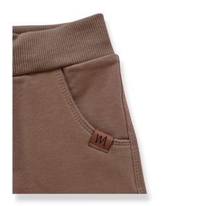 Mrofi Tepláky Sport HNĚDÁ NUGAT