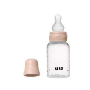 BIBS Kojenecká láhev antikoliková silikon 150ml BLUSH