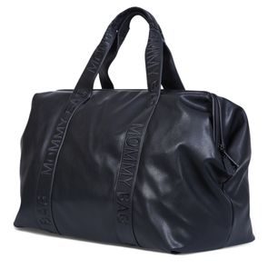 Childhome Přebalovací taška Mommy Bag Signature Vegan Leather Black