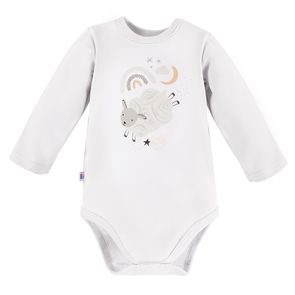 Eevi Body dlouhý rukáv Mellow BÍLÉ