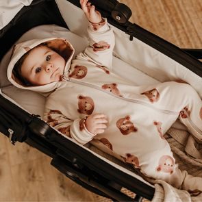 Eevi Kojenecká zimní kombinéza overal Puppy Playtime MODRÁ