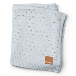 Elodie Details Pletená deka Pointelle - Bermuda Blue