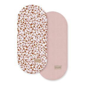 Albero Mio Prostěradlo do kočárku 2ks (CP1) RETRO FLOWERS