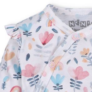 PINOKIO Body krátký rukáv Tres Bien puntíky KRÉMOVÁ