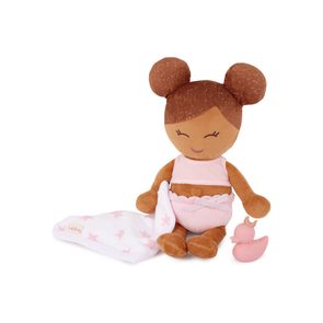 B-Toys Panenka plyšová do vany Lulla Baby Light Brown Hair