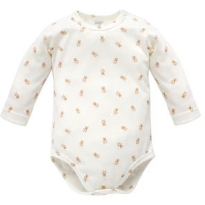 PINOKIO Body dlouhý rukáv Lovely Day Beige MEDVÍDCI