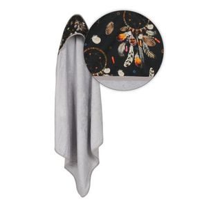 Little Dutch Froté osuška s kapucí organic Husa Newborn Naturals (75x75cm)