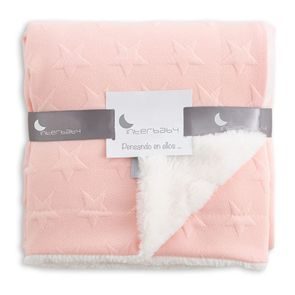 Interbaby Deka Hvězdičky & Beránek - RŮŽOVÁ