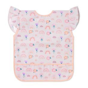 BabyOno Omyvatelný bryndák zástěrka 24m+ DUHA