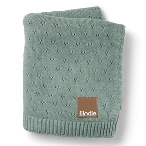 Elodie Details Pletená deka Pointelle - Pebble Green