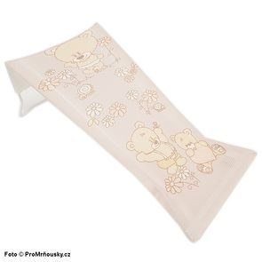 Tega Lehátko do vaničky látkové MEDVÍDEK BÉŽOVÉ