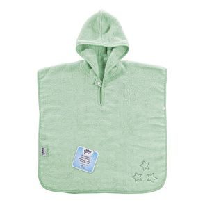 Kikko BIO bavlněné froté pončo XKKO Organic MINT STARS
