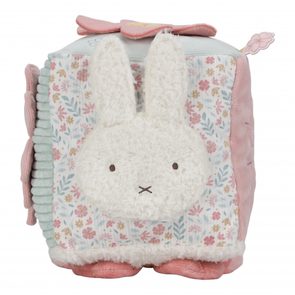 Little Dutch Plyšová kostka s aktivitami králíček Miffy Lucky Blossom