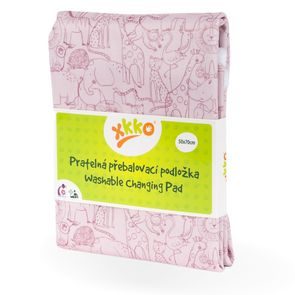 Kikko Pratelná přebalovací podložka XKKO 50x70cm - SAFARI MESA ROSE