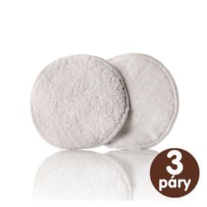 Kikko Bambusové vložky do podprsenky XKKO BMB Natural 3 páry