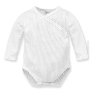 PINOKIO Body zavinovací žebrované Lovely Day White