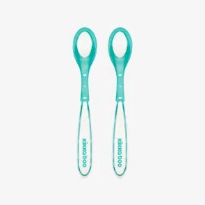 KikkaBoo Lžičky s tepelným senzorem 2 ks Boo Mint