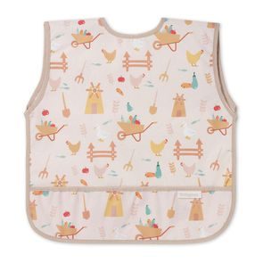 BabyOno Omyvatelný bryndák zástěrka 6m+ FARMA