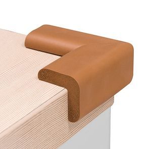 BabyOno Pěnové chrániče rohů 4ks HNĚDÉ