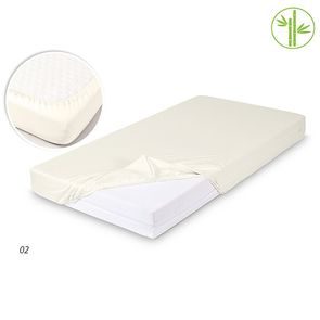 BabyMatex Prostěradlo BAMBOO 120x60 KRÉMOVÉ