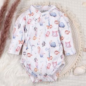 PINOKIO Body krátký rukáv Tres Bien puntíky KRÉMOVÁ