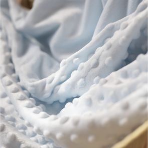 Interbaby Deka extra měkká Kuličky KRÉMOVÁ