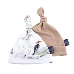 Makaszka Kojenecké čepičky 2ks SAVANNA