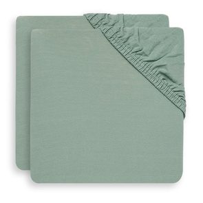 Jollein Prostěradlo napínací 2ks jersey 120x60 Ash Green