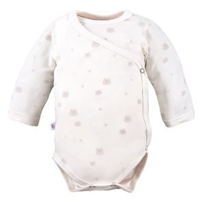 Eevi Body zavinovací Petite Medvídek KRÉMOVÁ