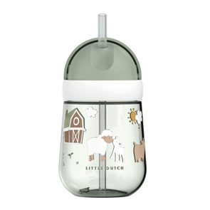 Little Dutch Hrneček s brčkem 300ml Little Farm (9m+)