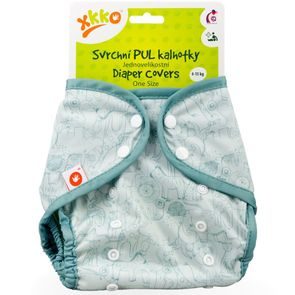 Kikko Svrchní PUL kalhotky XKKO One Size SAFARI GRANITE GREEN