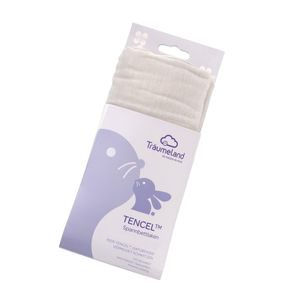 Träumeland Prostěradlo Tencel 120x60/140x70 SVĚTLE ŠEDÁ