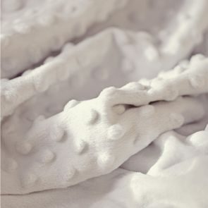 Interbaby Deka extra měkká Kuličky KRÉMOVÁ