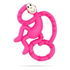 Matchstick Monkey Kousátko Mini Monkey s antimikrobiálním povrchem RŮŽOVÉ