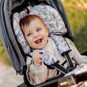 Makaszka Podložka do kočárku Memory Uni SAVANNA