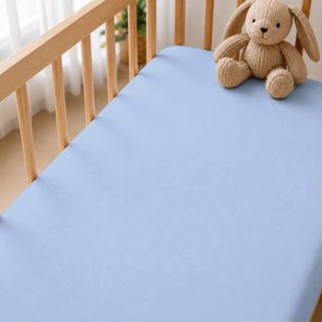 Pro Mrňousky Prostěradlo do postýlky jersey 120x60 cm MODRÉ