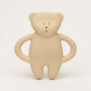 MOONIE Kousátko přírodní kaučuk Medvídek SAND