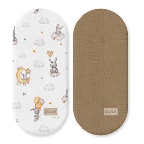 Albero Mio Prostěradlo do kočárku 2ks (W420) BUNNY