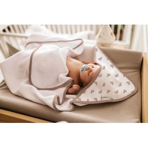 Albero Mio Bambusová osuška s kapucí (CP1) RETRO FLOWERS