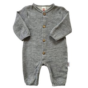 Makoma Mušelínový overal bez ťapek TMAVĚ MODRÝ MELÍR