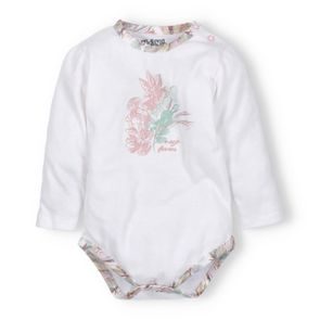 NINI Body dlouhý rukáv Orchidea SMETANOVÉ