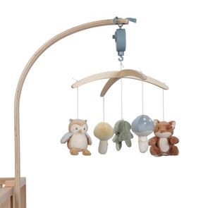 Little Dutch Dřevěný hudební kolotoč Forest Friends