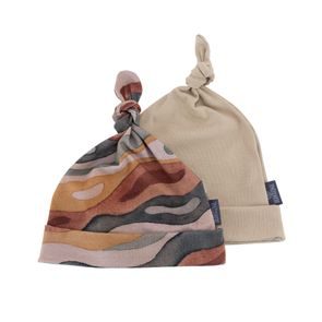 Makaszka Kojenecké čepičky 2ks RAINBOW MOUNTAIN