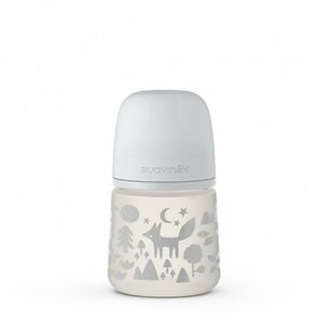 Suavinex Fox láhev 150ml STŘÍBRNÁ