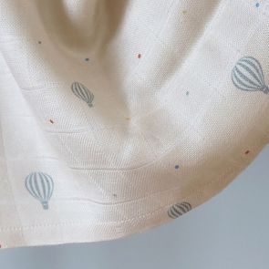 NUUROO Josefine Bambusové mušelínové pleny 2 ks Air Baloon Dot