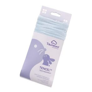 Träumeland Prostěradlo Tencel 120x60/140x70 SVĚTLE MODRÁ