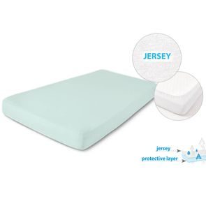 BabyMatex Nepromokavé jersey prostěradlo 140x70cm SVĚTLÝ MINT