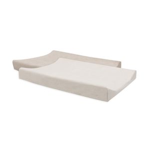 Jollein Potah na přebalovací podložku 2ks froté 50x70 Oatmeal/Sand