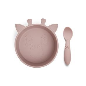 NUUROO Elia Silikonový jídelní set Woodrose